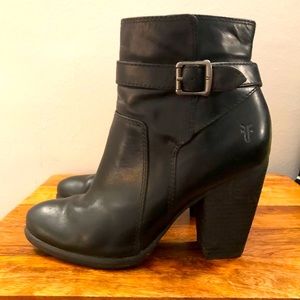 Frye high heeled ankle boots